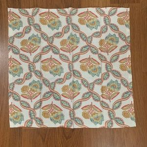 April Cornell - Paisley Floral Pattern Cloth Napkins - 100% Cotton Set of 2